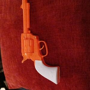 Six Shooter Cap Gun And Accessories